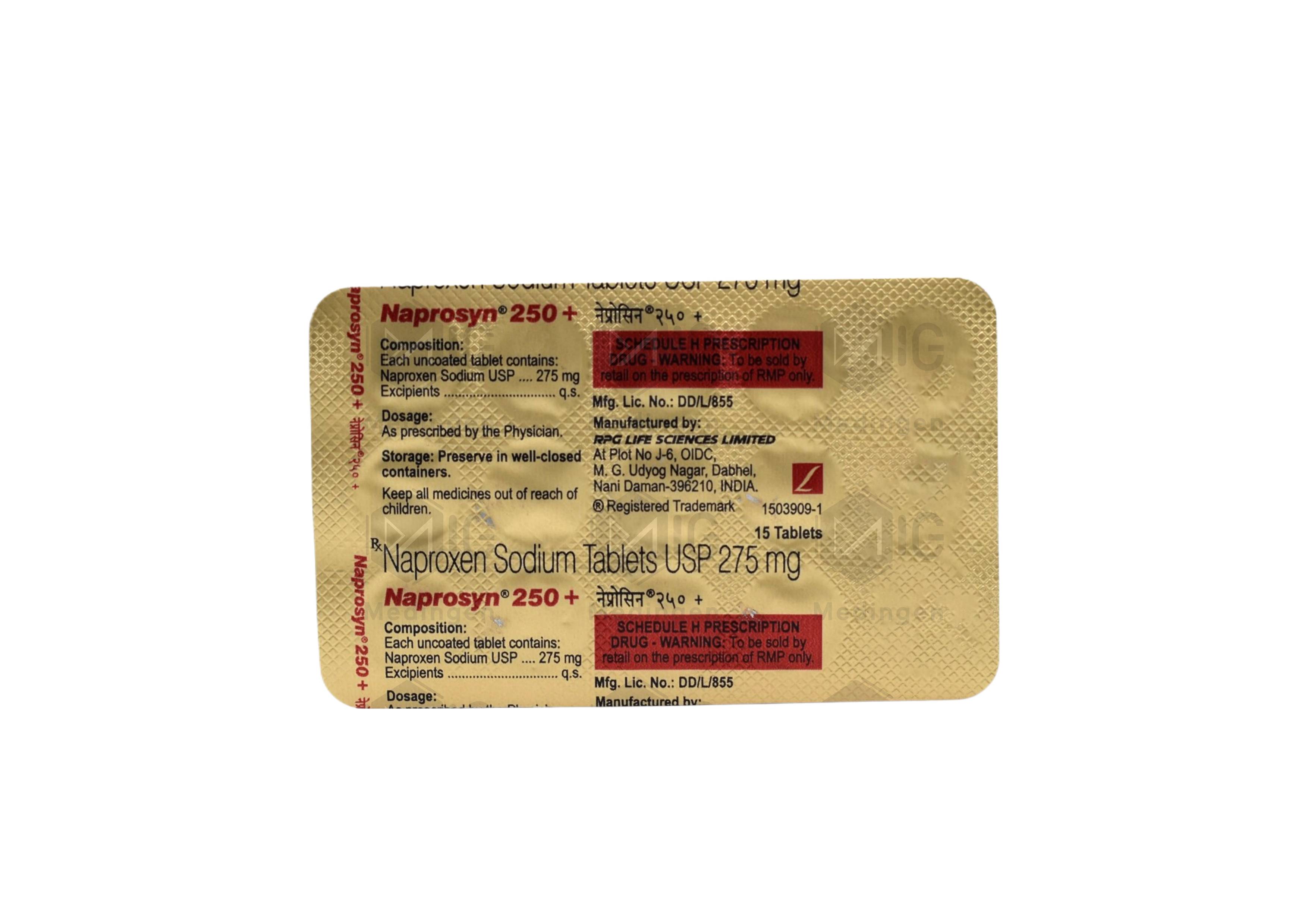 NAPROSYN 250MG